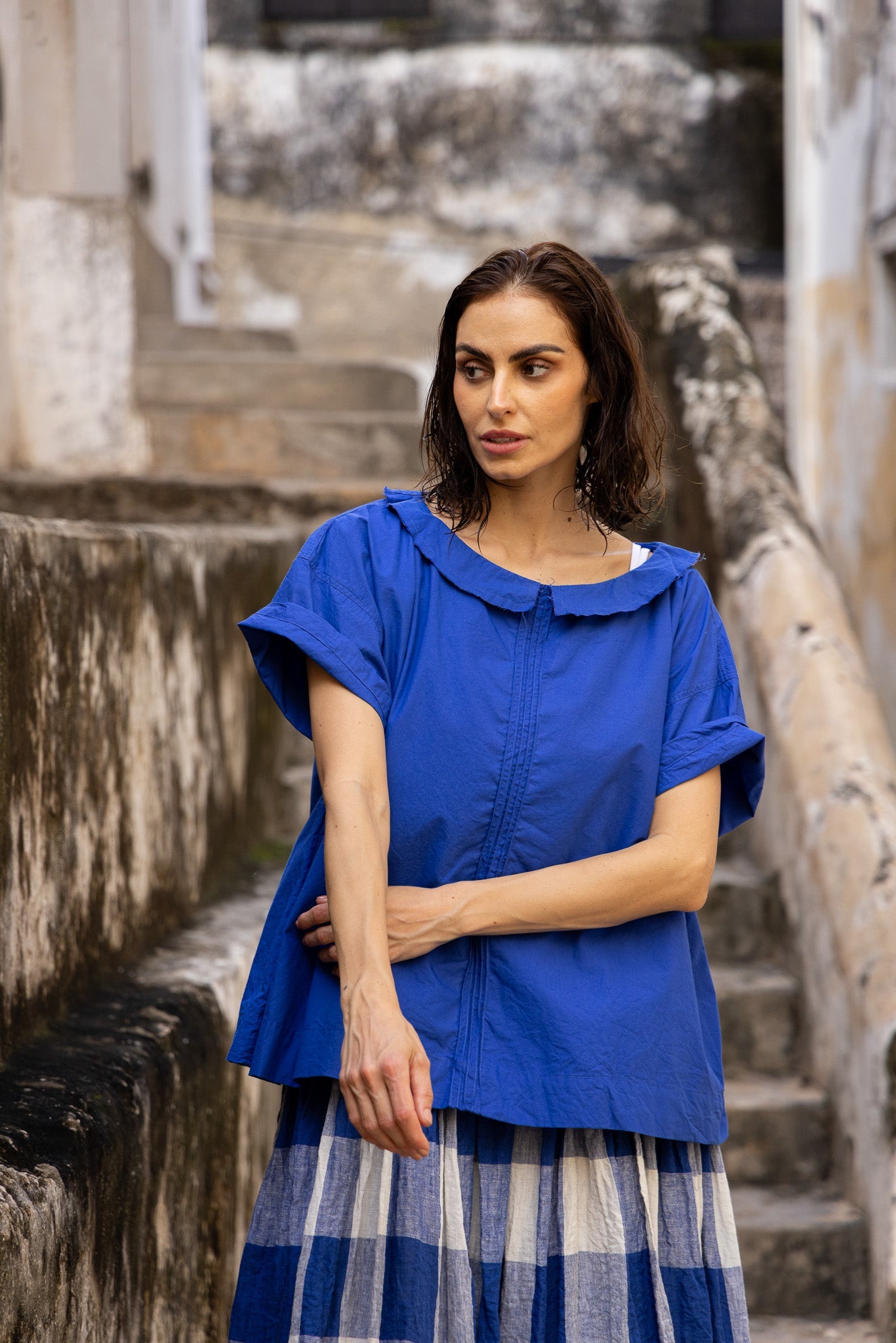 Mia Top - Cotton Poplin - MegbyDesign
