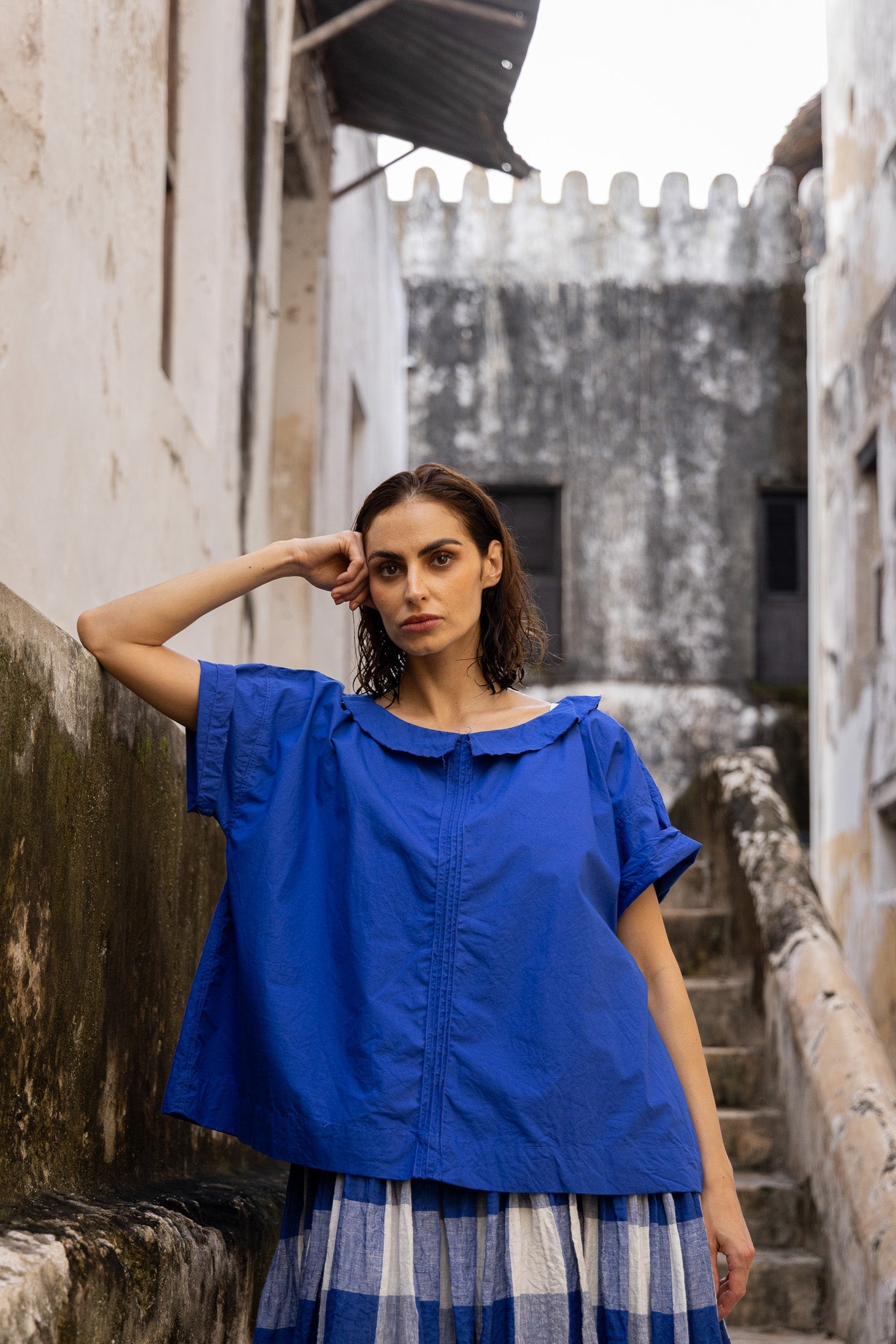 Mia Top - Cotton Poplin - MegbyDesign