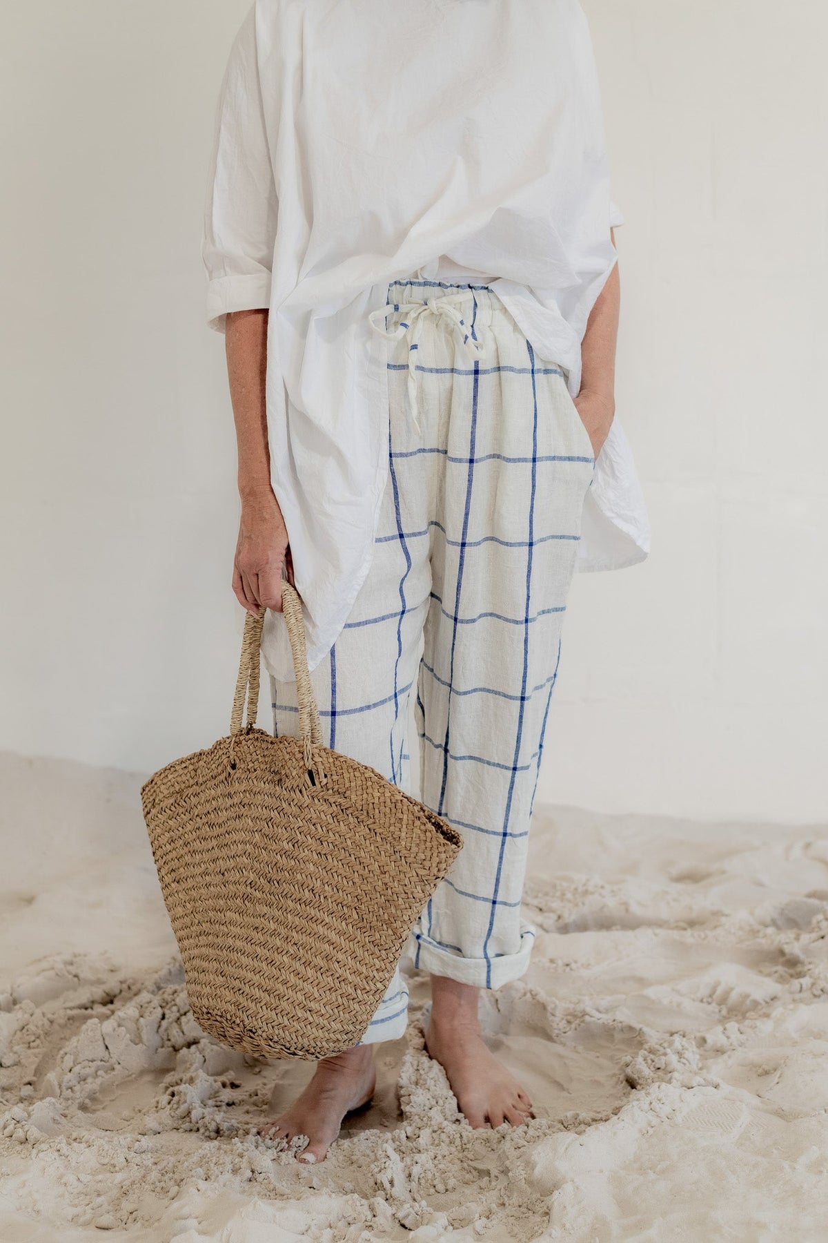 Morton Pant - Linen - MegbyDesign