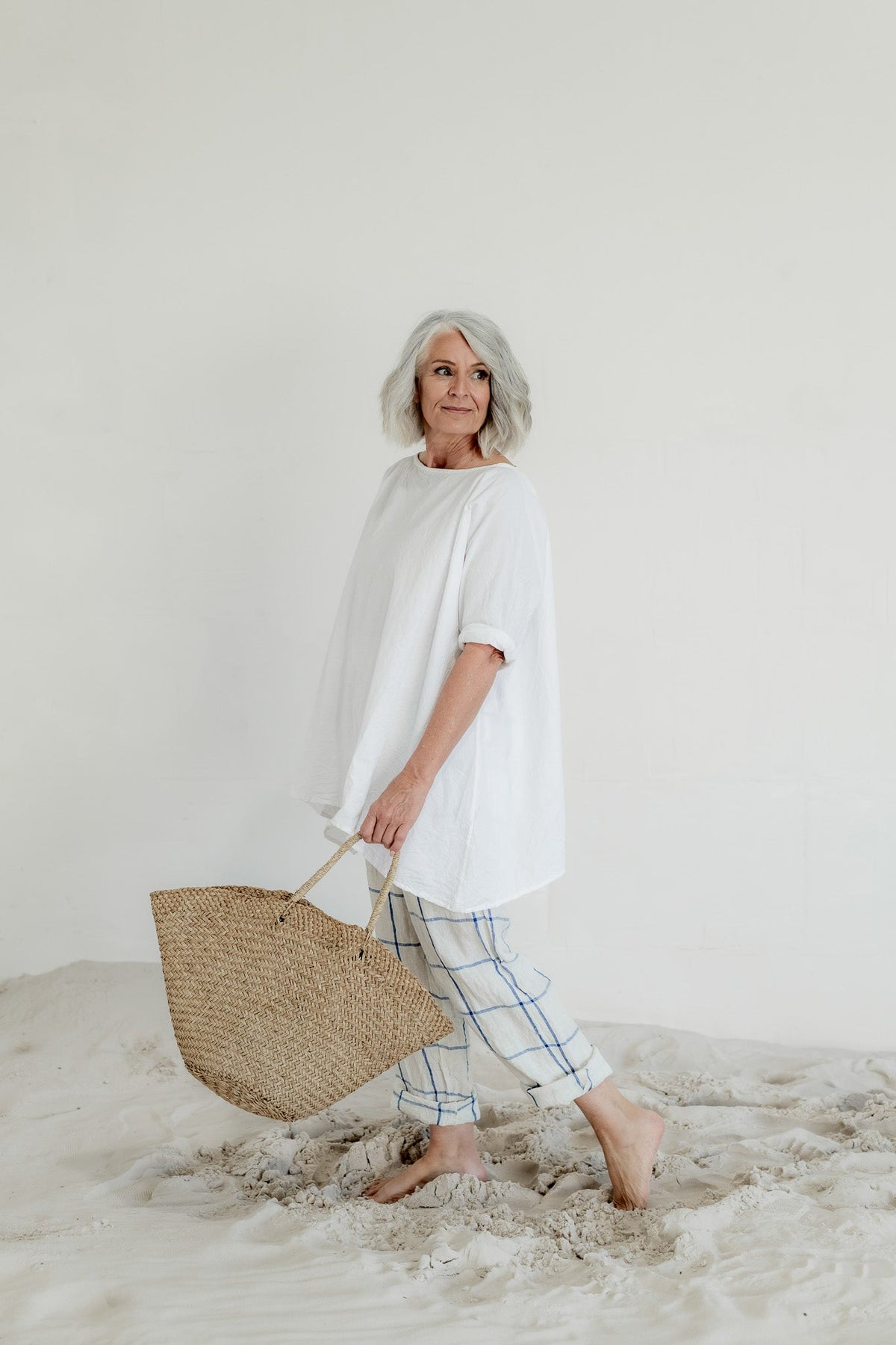 Morton Pant - Linen - MegbyDesign