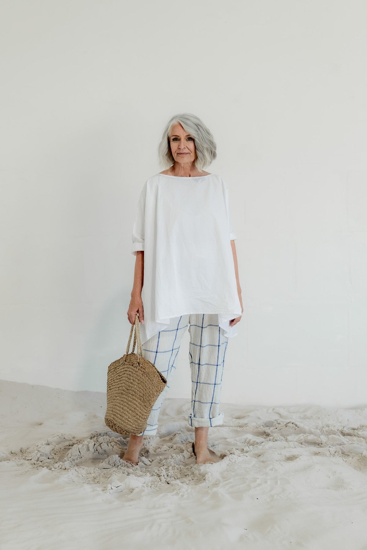 Morton Pant - Linen - MegbyDesign