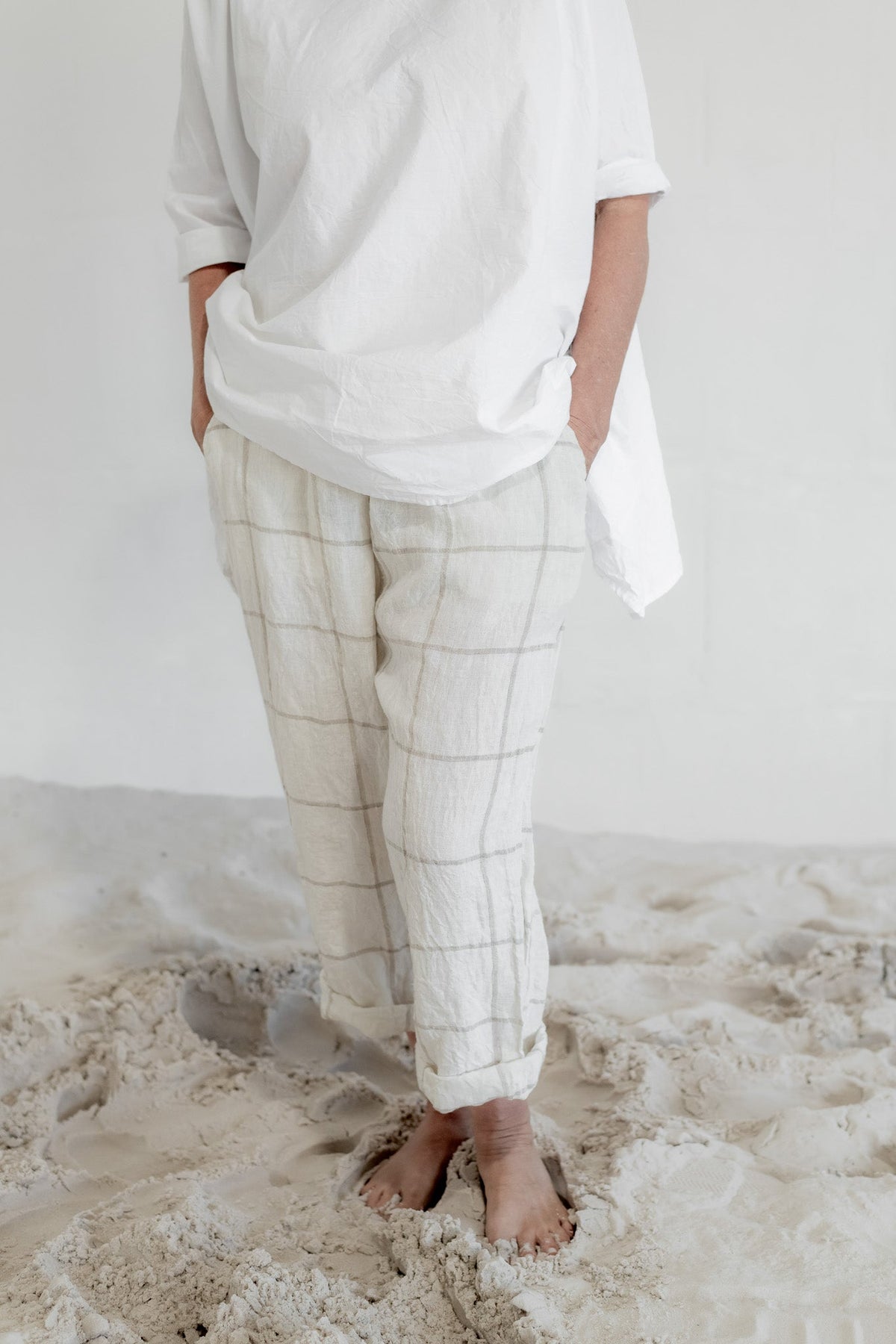 Morton Pant - Linen - MegbyDesign