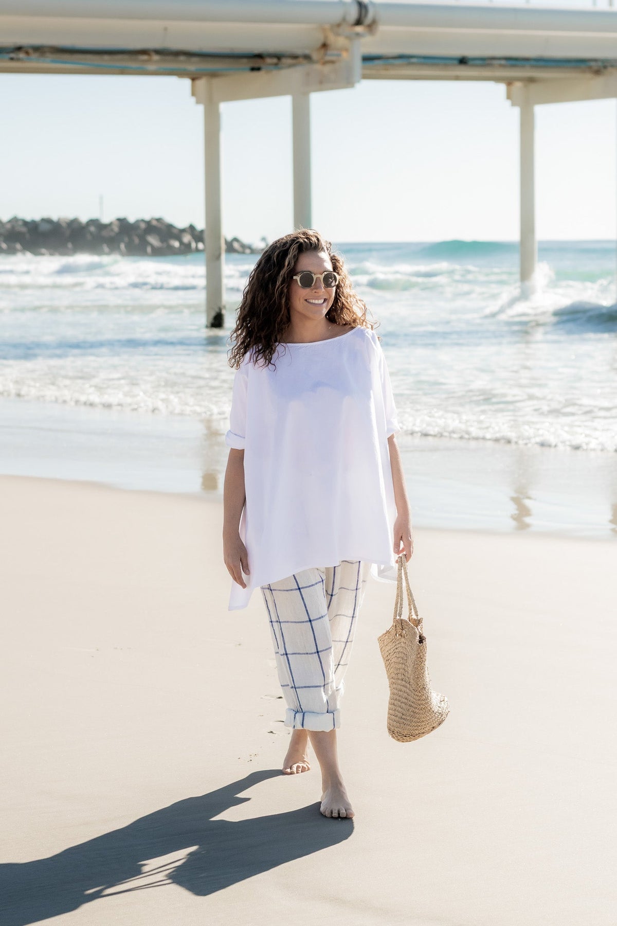 Morton Pant - Linen - MegbyDesign