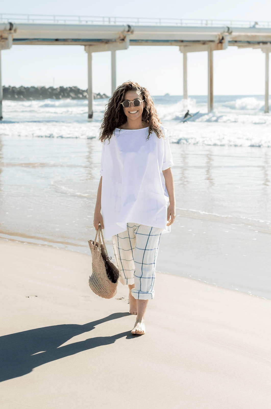 Morton Pant - Linen - MegbyDesign
