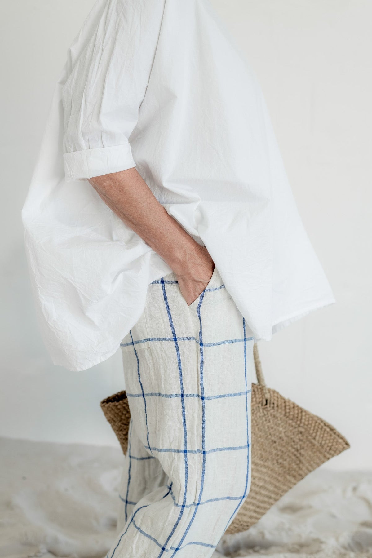 Morton Pant - Linen - MegbyDesign