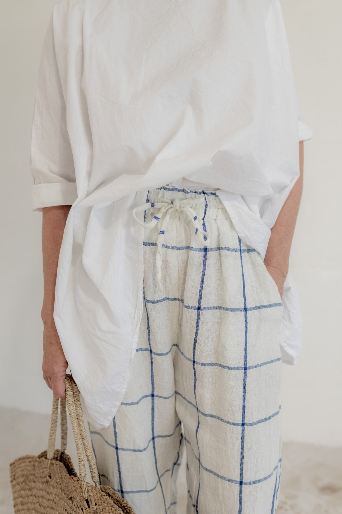 Morton Pant - Linen - MegbyDesign