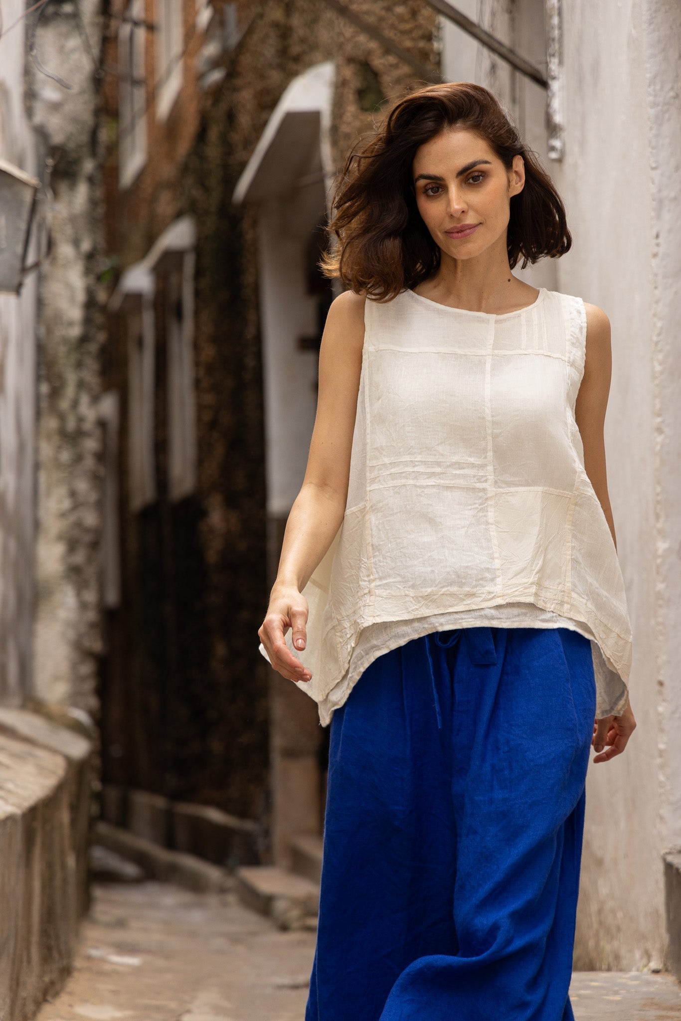 Muskan Camisole - Cotton & Linen - MegbyDesign