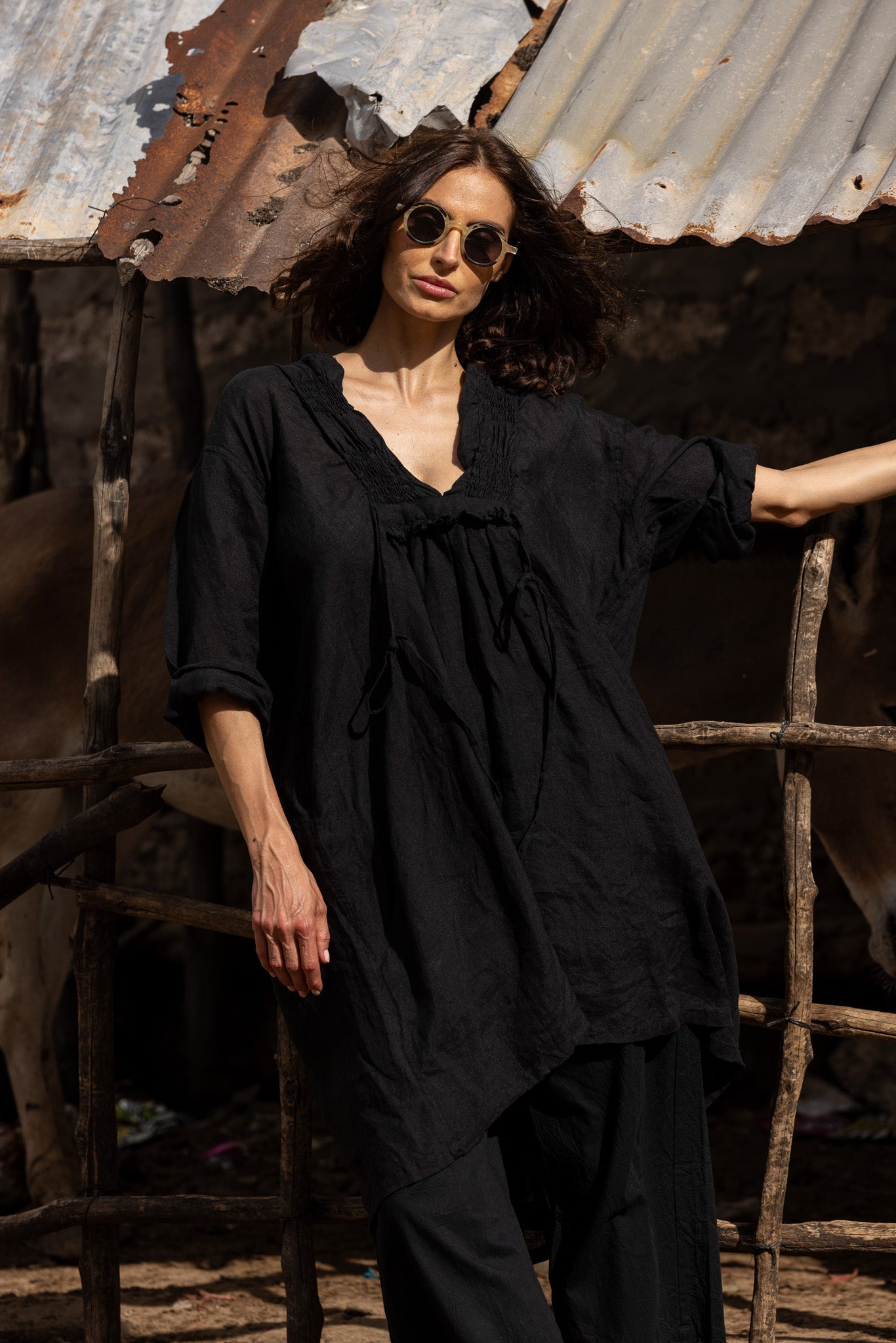 Nzuri Tunic - Linen - MegbyDesign