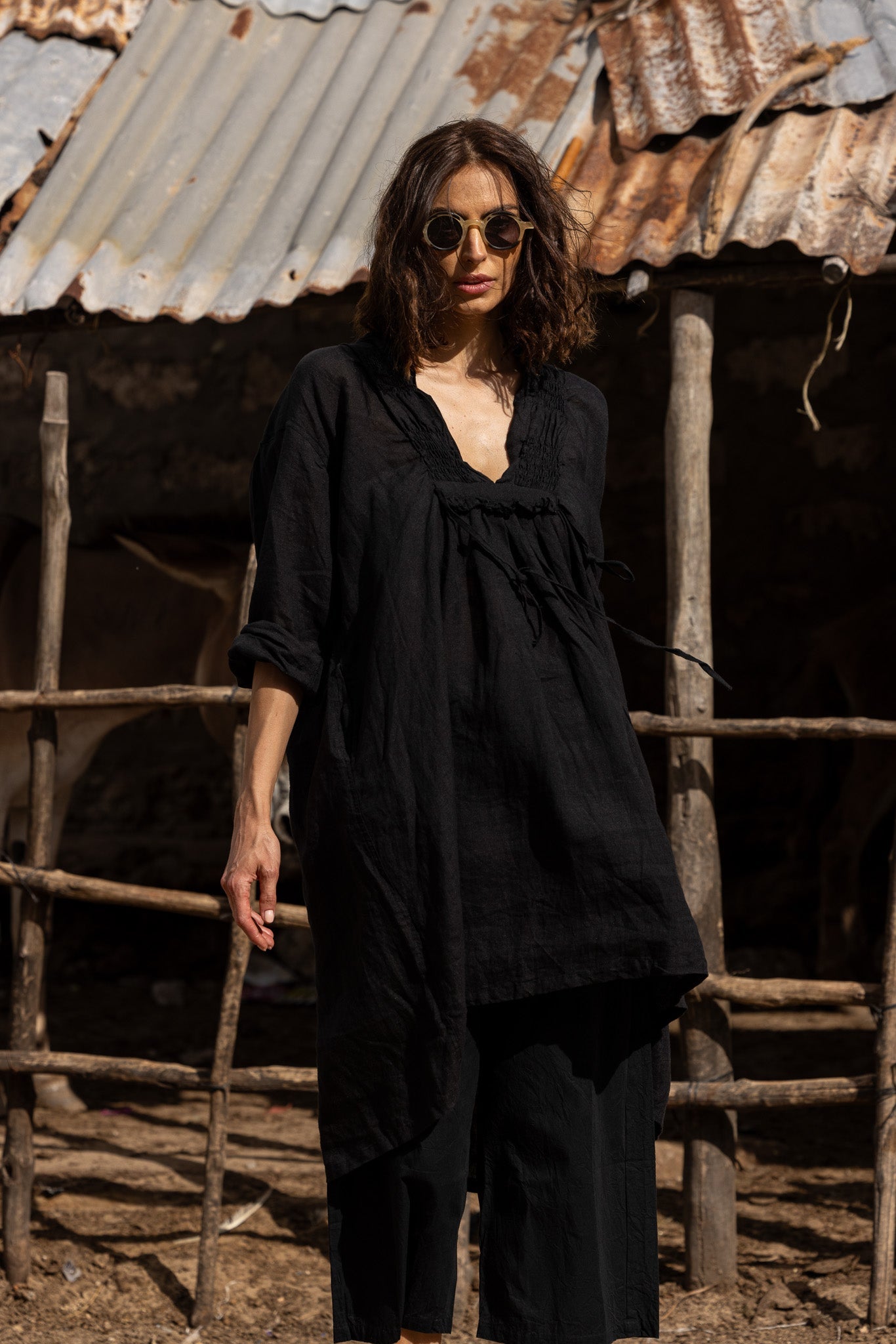 Nzuri Tunic - Linen - MegbyDesign