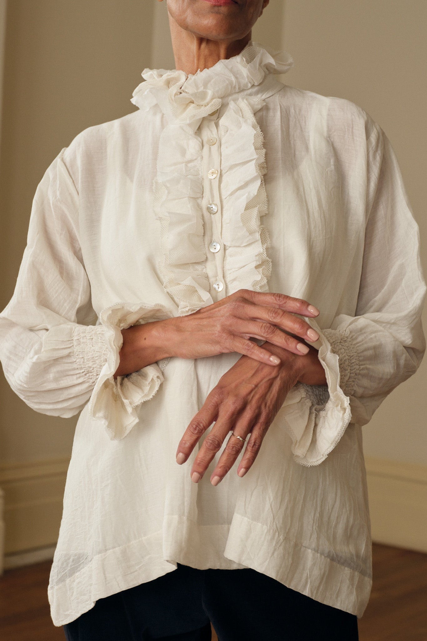 Odile Blouse - Silk Cotton - MegbyDesign