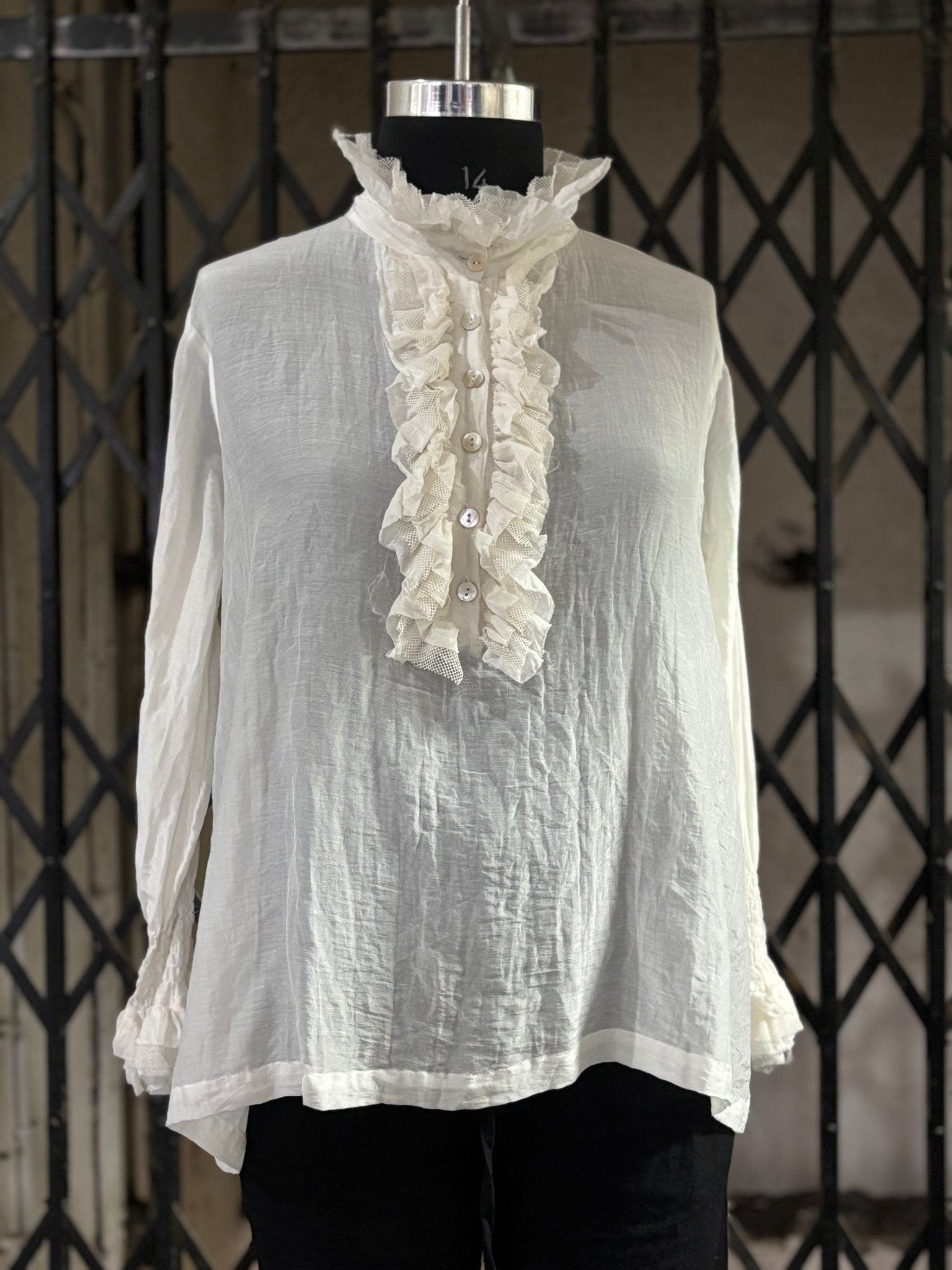 Odile Shirt - Silk Cotton - MegbyDesign