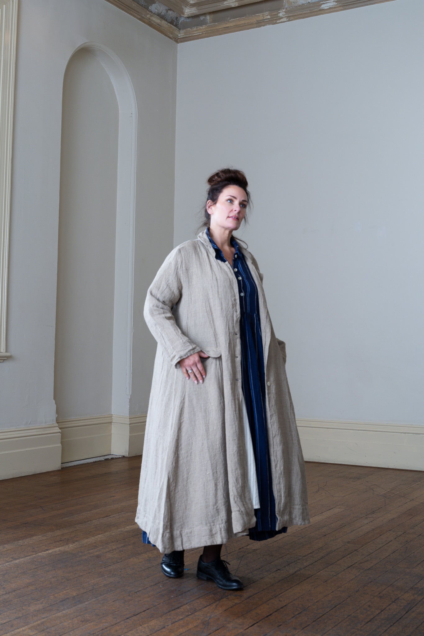 Olivier Jacket - Raw Linen - MegbyDesign