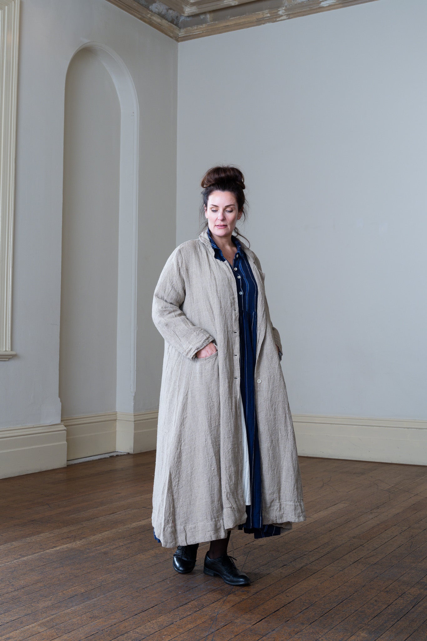 Olivier Jacket - Raw Linen - MegbyDesign