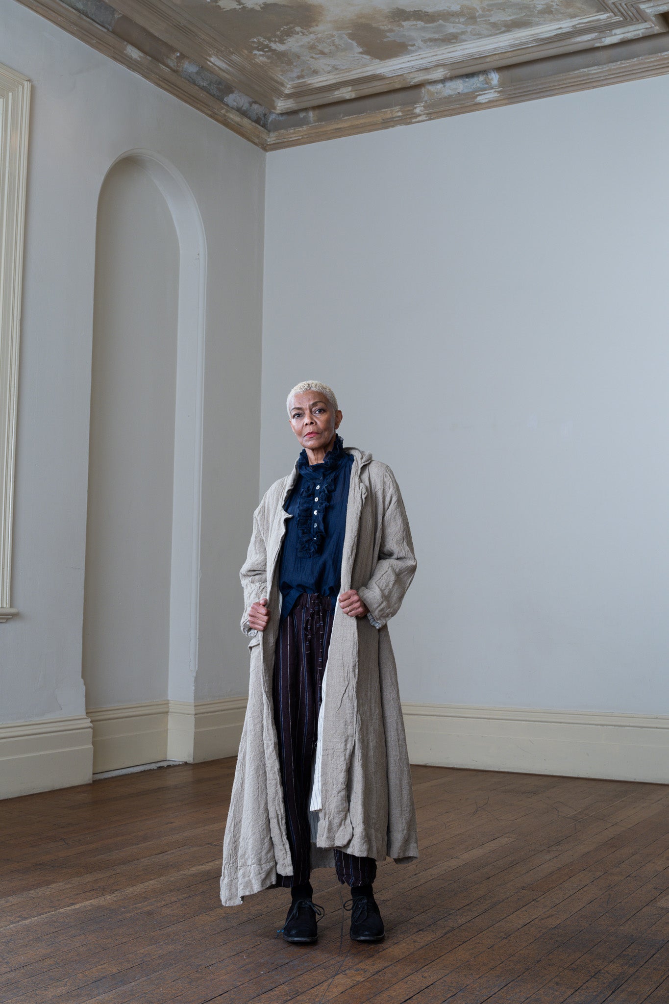 Olivier Jacket - Raw Linen - MegbyDesign