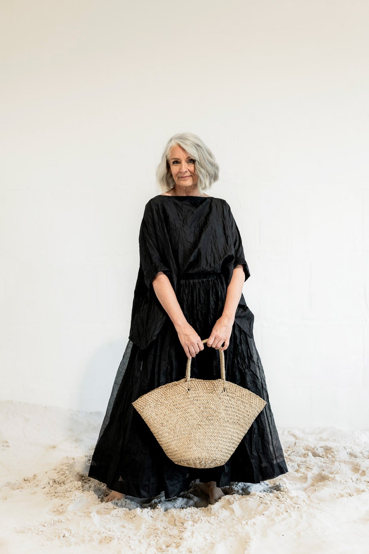 MegbyDesign Opera Skirt in sheer cotton organdy with full sculptural silhouette