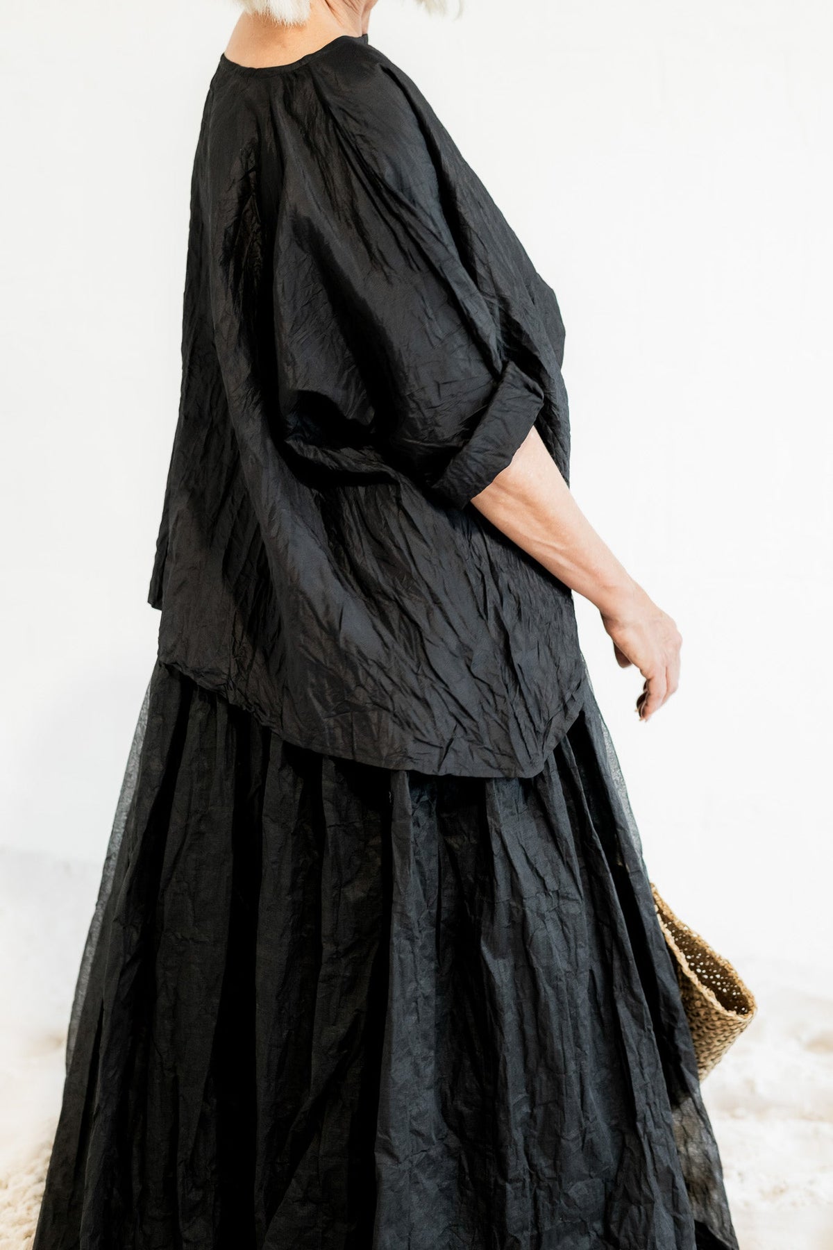 MegbyDesign Opera Skirt in sheer cotton organdy with full sculptural silhouette