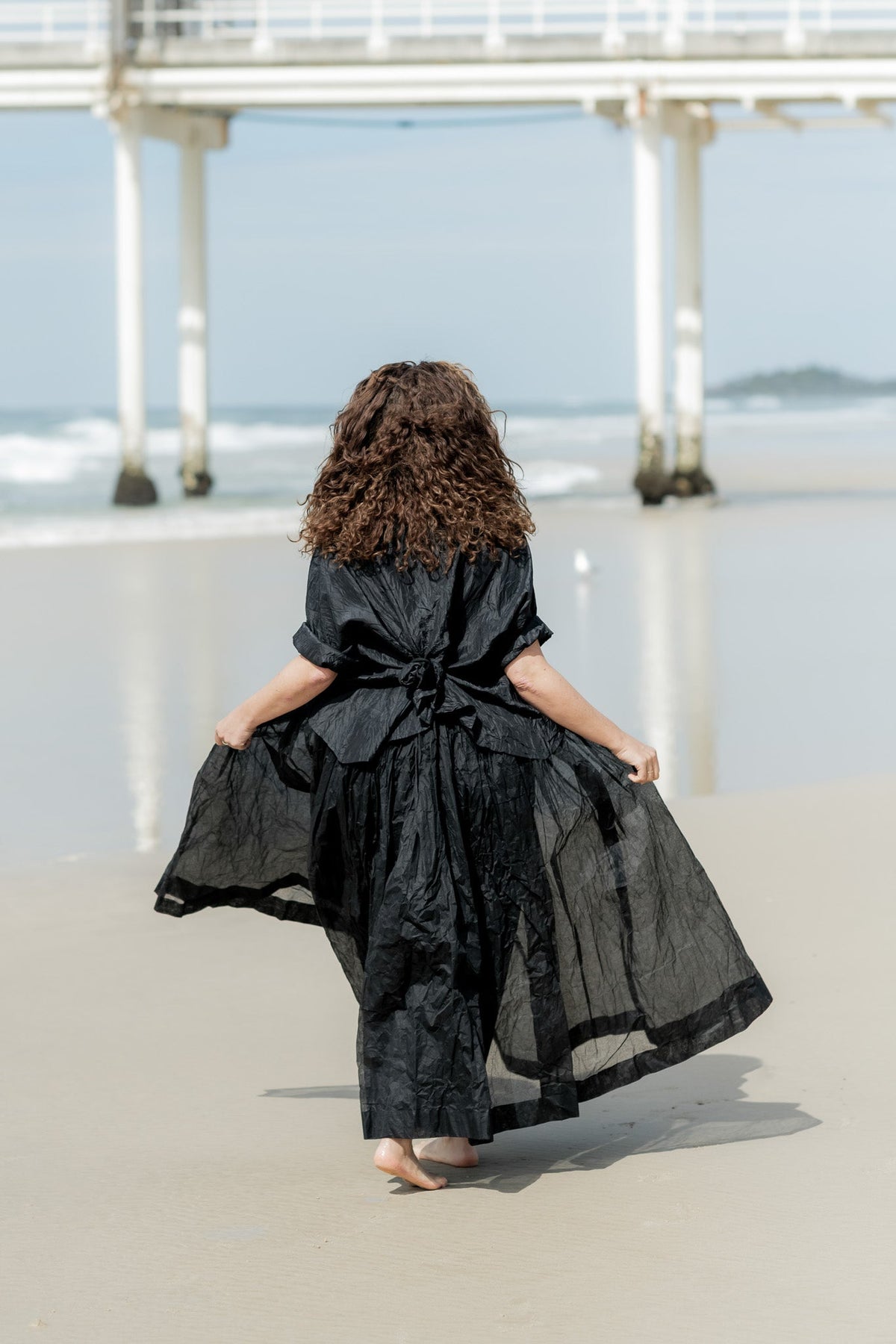 MegbyDesign Opera Skirt in sheer cotton organdy with full sculptural silhouette