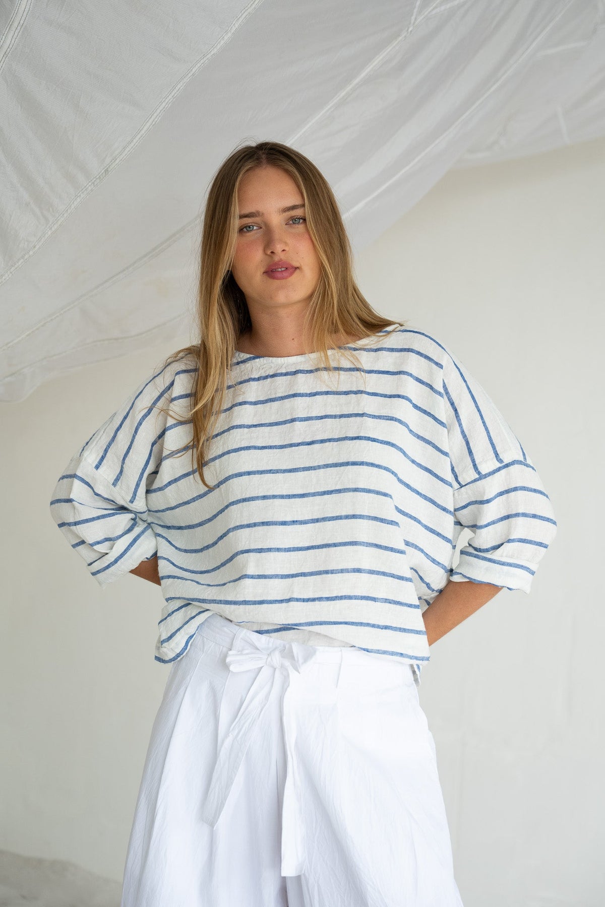 Saba Top - Linen - MegbyDesign