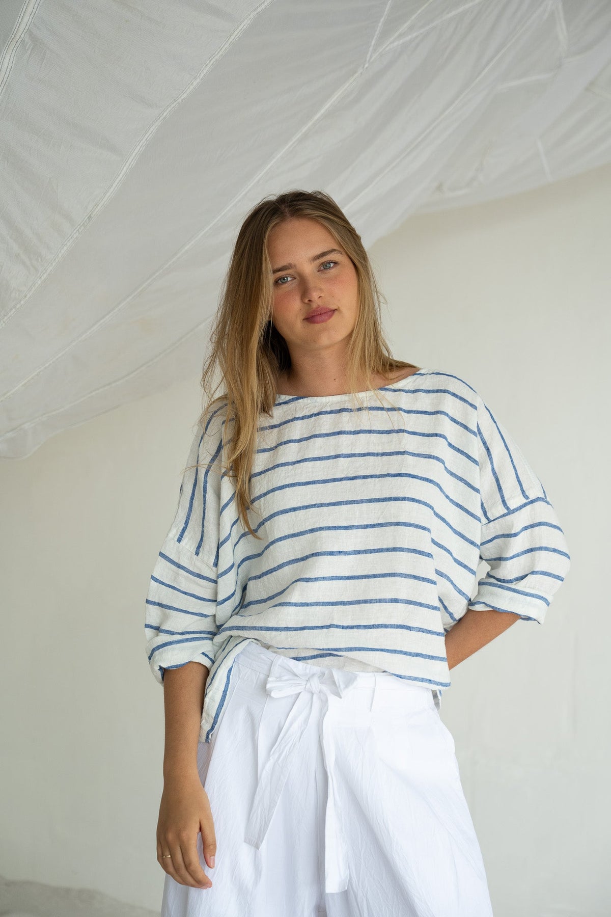 Saba Top - Linen - MegbyDesign