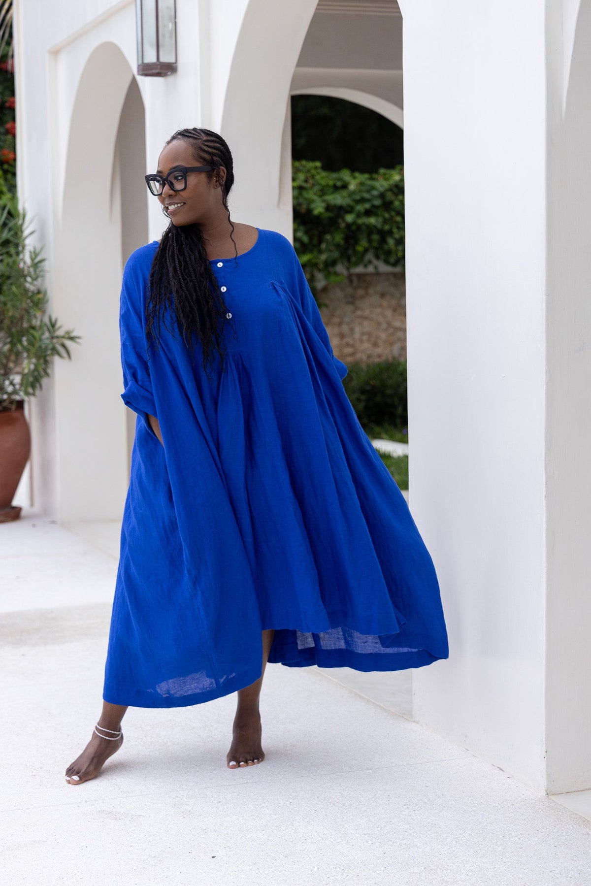 Shiva Dress - Linen - MegbyDesign