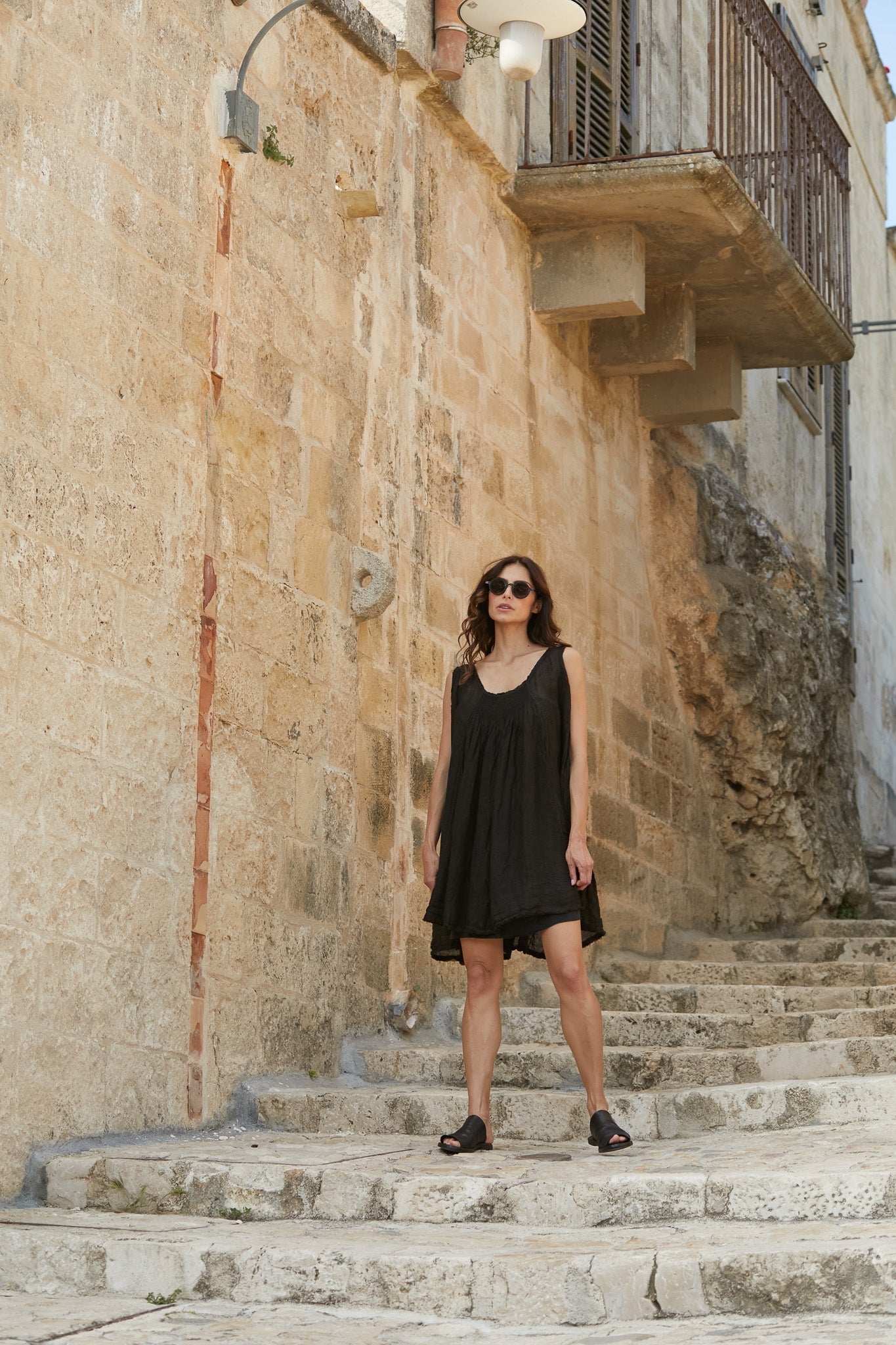 Sofia Dress - Gauze Linen - MegbyDesign