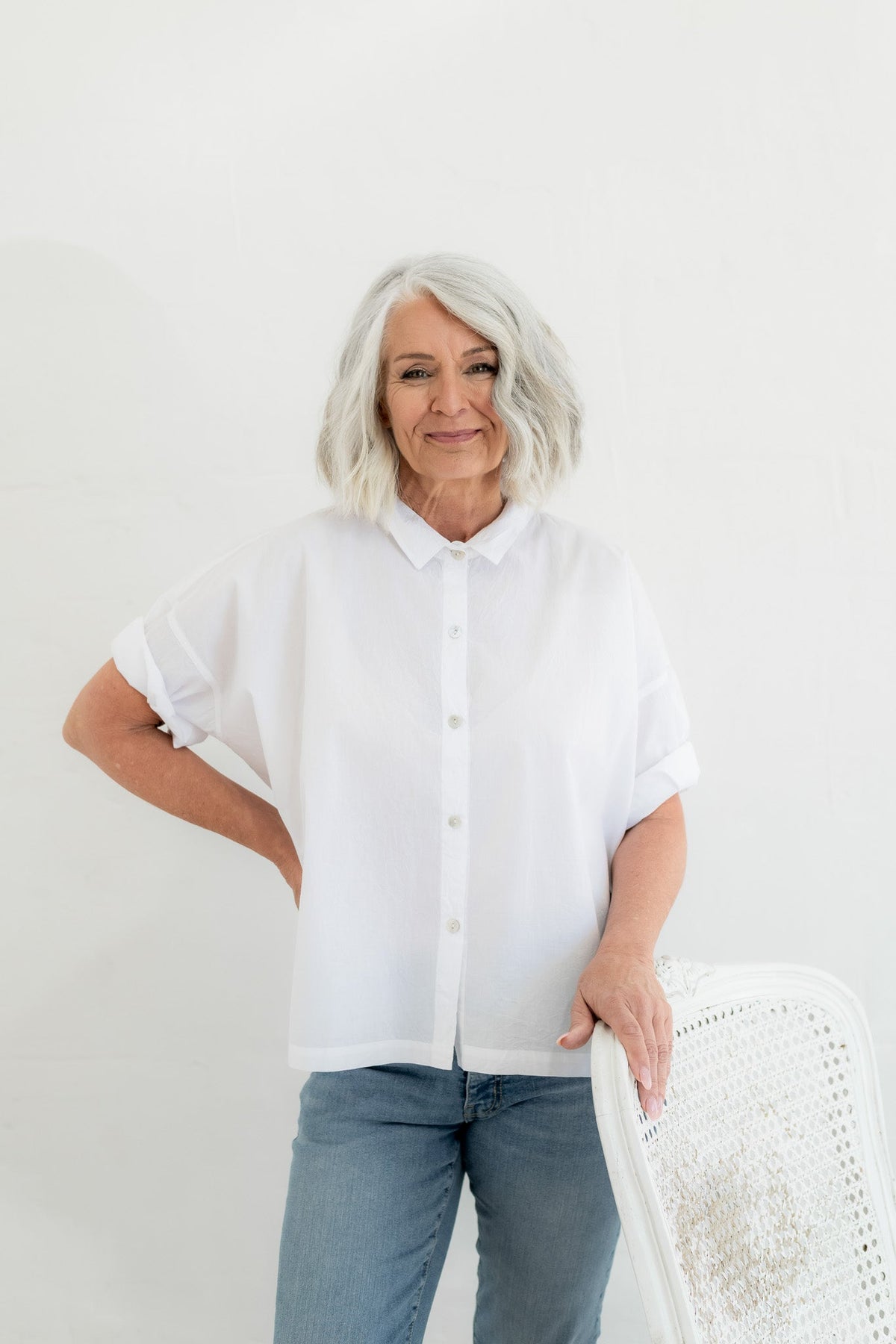 Sorrento Shirt - Paper Cotton - MegbyDesign