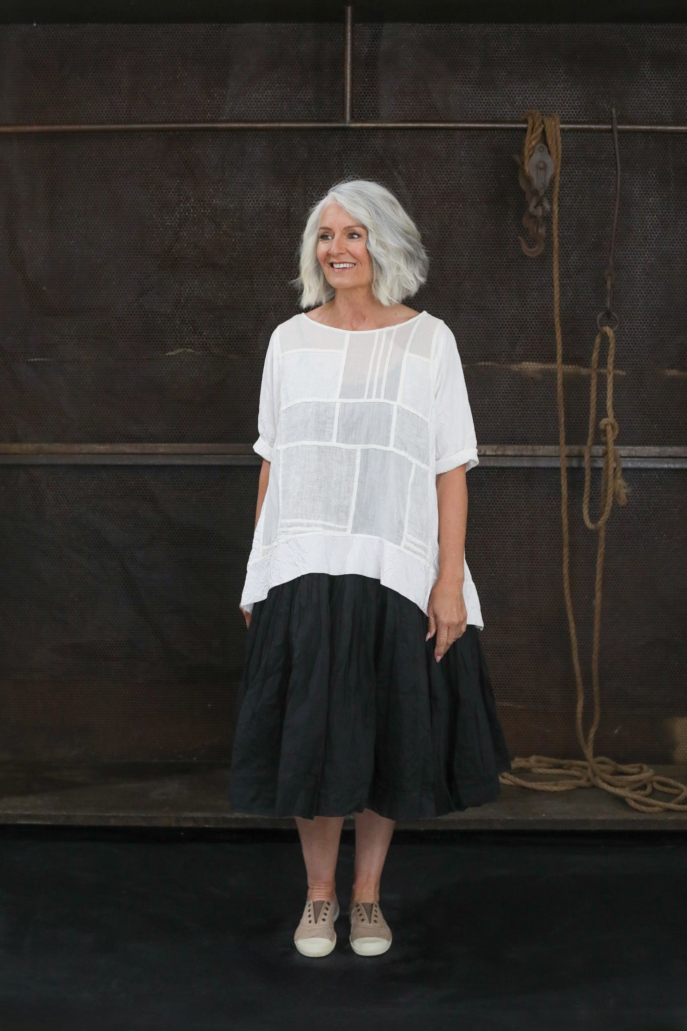 Sumi Top - Silk & Linen - MegbyDesign
