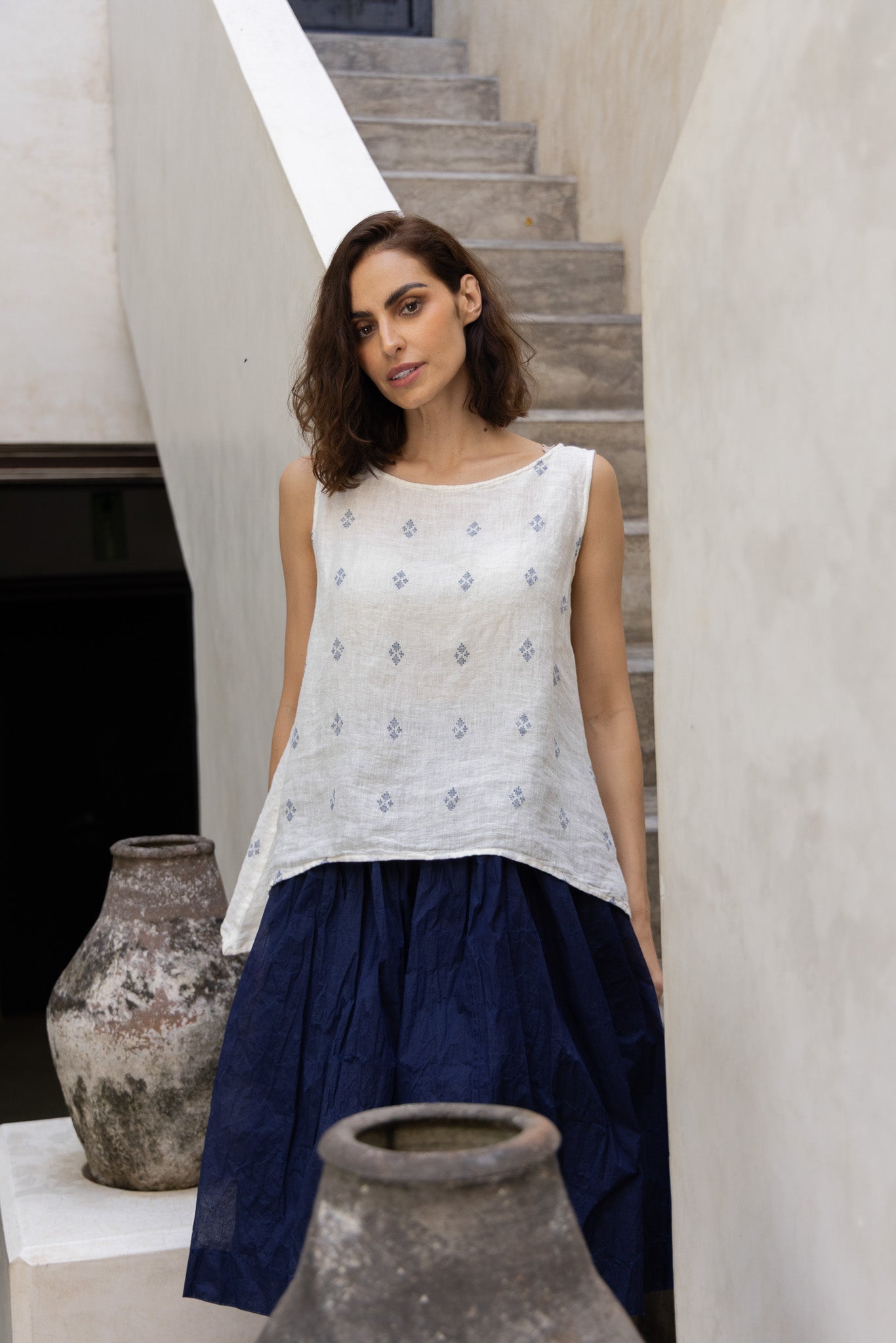 Taji Top - Linen - MegbyDesign