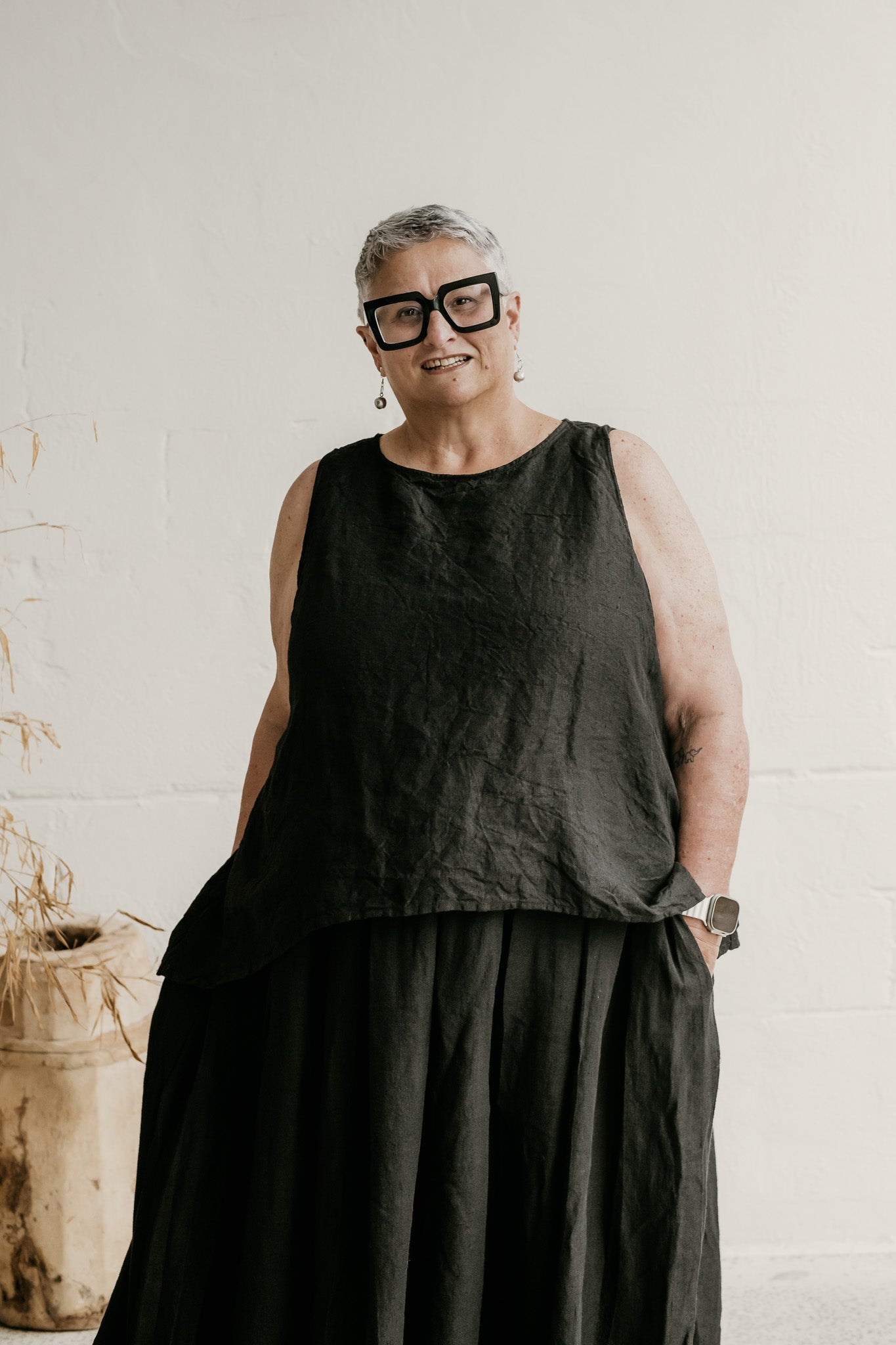 Taji Top - Linen - MegbyDesign