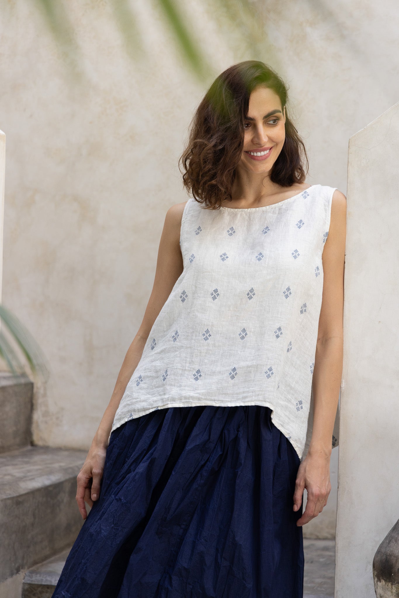 Taji Top - Linen - MegbyDesign