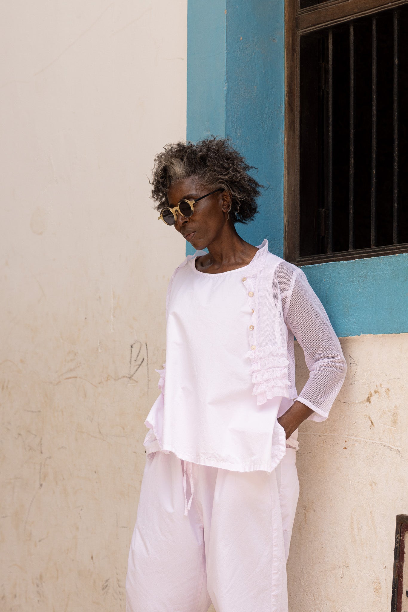 Tulsi Jacket - Cotton Mesh - MegbyDesign