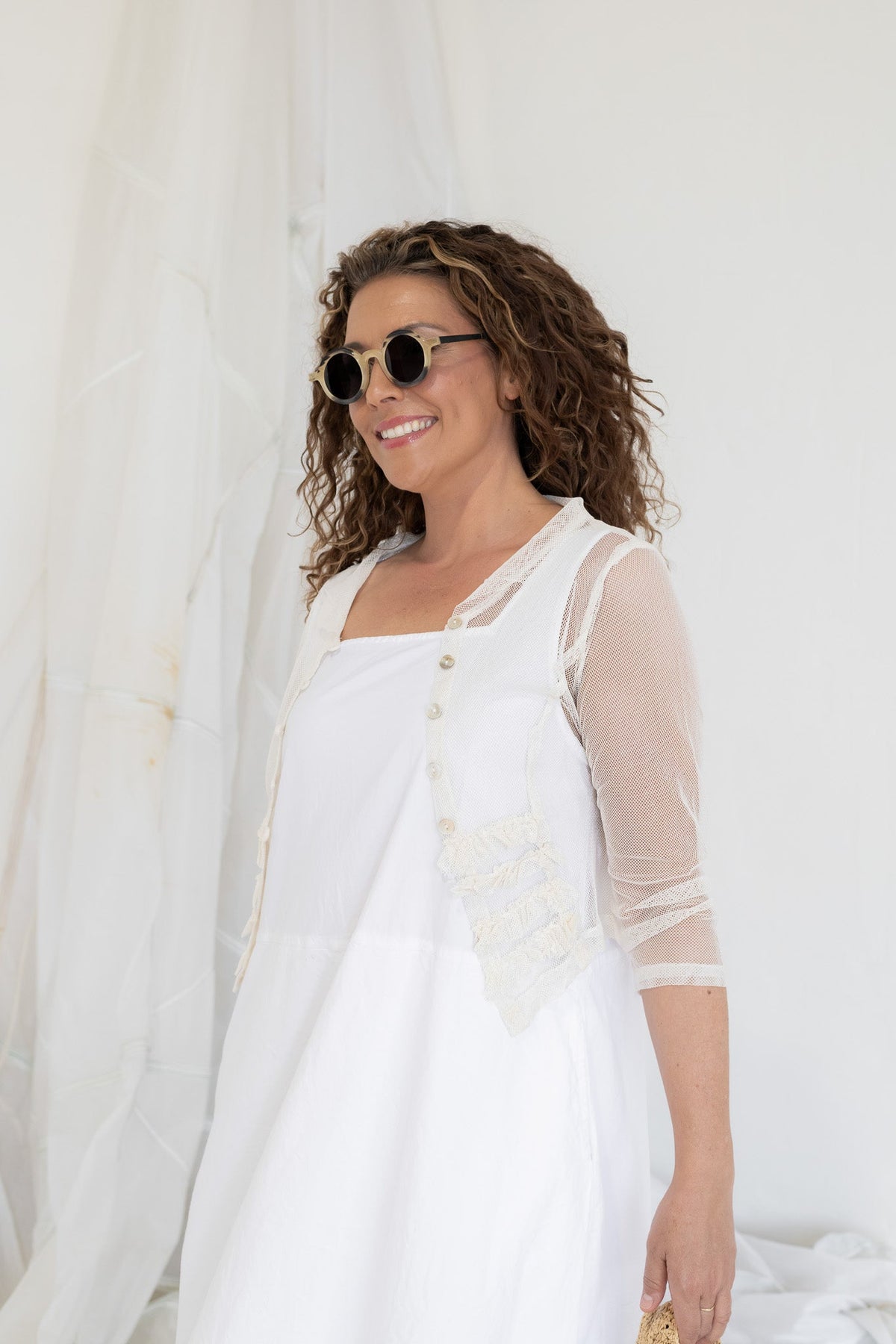 Tulsi Jacket - Cotton Mesh - MegbyDesign