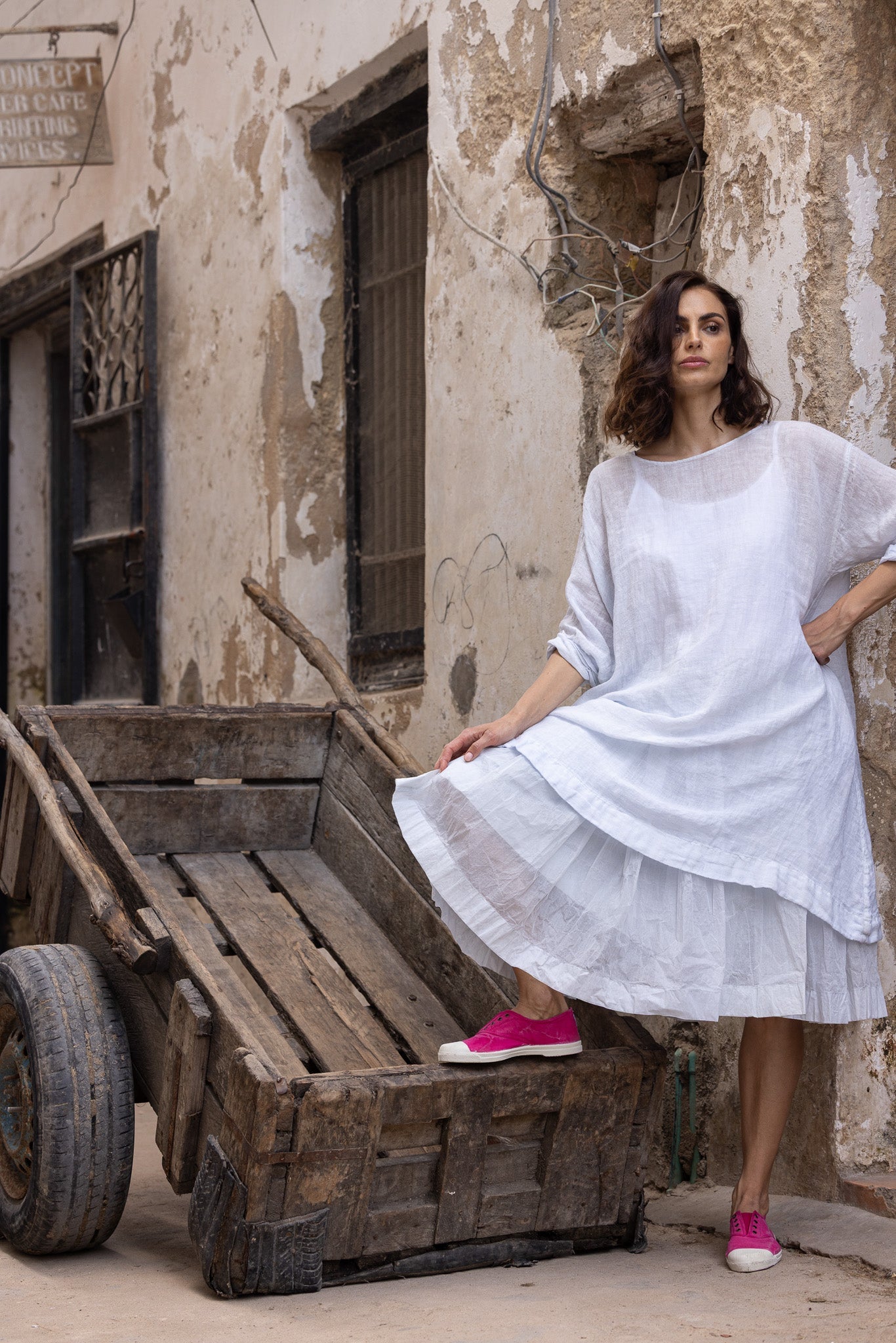 Tutu Slip Short - Cotton Organdy - MegbyDesign