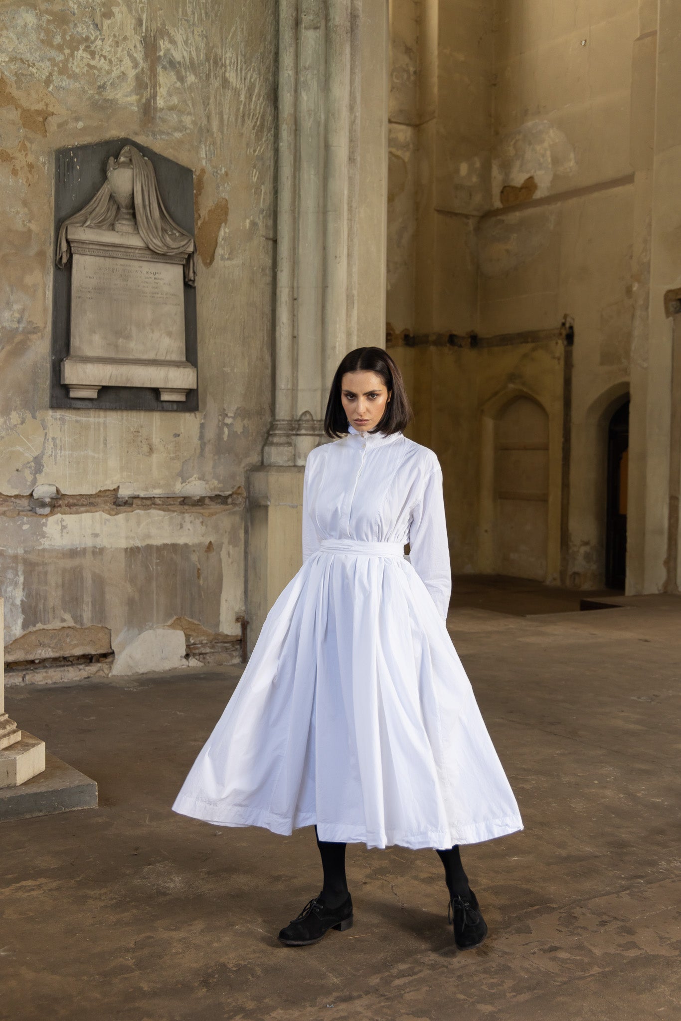 Winifred Dress - Cotton Poplin - MegbyDesign