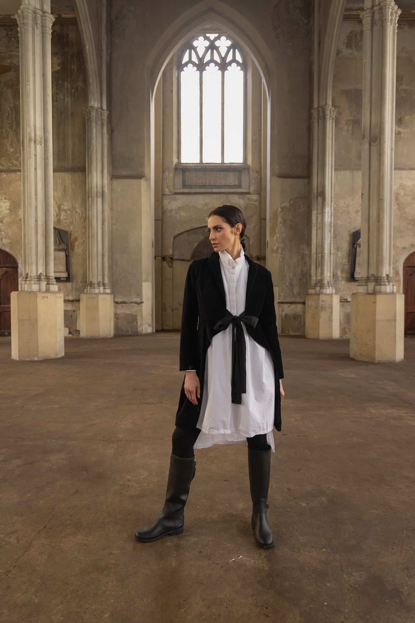 Winifred Shirt Dress - Cotton Poplin - MegbyDesign